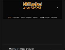 Tablet Screenshot of metzapero.com